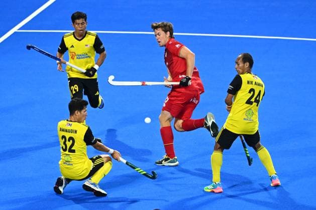 Belgium v Malaysia - FIH Hockey World Cup 2026 WAVRE, BELGIUM - AUGUST 19 : Boon Tom of Belgium during the FIH Hockey World Cup 2026 M20 first phase group pool B match between Belgium and Malaysia on August 19, 2026 in Wavre, Belgium, 19 08 2026 Wavre Belgium  Copyright: xVincentxKalutx