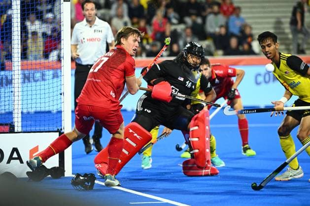Belgium v Malaysia - FIH Hockey World Cup 2026 WAVRE, BELGIUM - AUGUST 19 : Boon Tom of Belgium in action during the FIH Hockey World Cup 2026 M20 first phase group pool B match between Belgium and Malaysia on August 19, 2026 in Wavre, Belgium, 19 08 2026 Wavre Belgium  Copyright: xVincentxKalutx