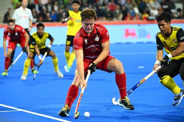 Belgium v Malaysia - FIH Hockey World Cup 2026 WAVRE, BELGIUM - AUGUST 19 : Boon Tom of Belgium in action during the FIH Hockey World Cup 2026 M20 first phase group pool B match between Belgium and Malaysia on August 19, 2026 in Wavre, Belgium, 19 08 2026 Wavre Belgium  Copyright: xVincentxKalutx