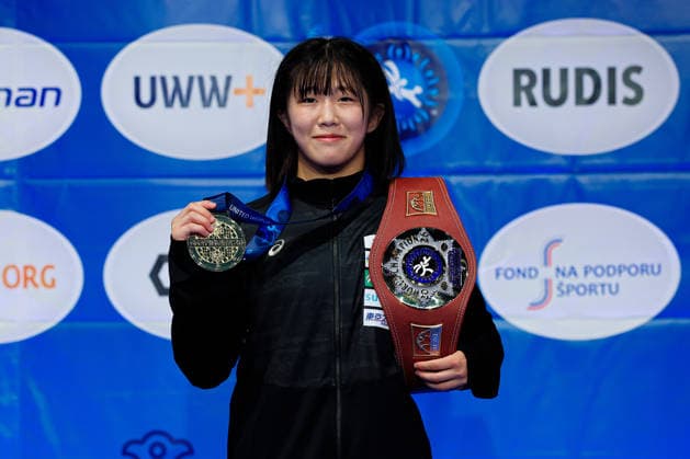 U20 World Championships Podium 50kg WW - Gold: Yuu Katsume (JPN) *** U20 World Championships Podium, 50kg WW, Gold: Yuu Katsume (JPN) Copyright: xKostadinxAndonovx