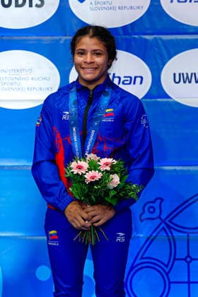 U20 World Championships Podium 53kg WW - Silver: Alexa Janniriel Alvarez Valenzuela (VEN) *** U20 World Championships, 53kg Weight Class, Silver Medalist: Alexa Janniriel Alvarez Valenzuela (VEN) Copyright: xKostadinxAndonovx