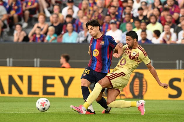 FC Barcelona, Barca v AL-AHLY FC SPOTIFY CAMP NOU. BARCELONA Aug 19,2026 FC BARCELONA vs AL-ALHY FC AUG 19 ,2026 Xavi Espart (36) of FC Barcelona during the match between FC Barcelona and Al-Alhy FC corresponding to the Joan Gamper Trophy at Spotify Camp Nou in Barcelona, Spain. Barcelona ESP Copyright: xS.xRosx