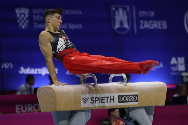 Zagreb, 19.08.2026. - 37TH EUROPEAN MEN™S ARTISTIC GYMNASTICS Men s Artistic Gymnastics Qualification SENIORS 662 GIUBELLINI Matteo (SUI) 37th European Men™s Artistic Gymnastics  20AG1714.JPG