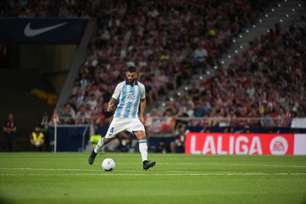ESP: Atletico de Madrid vs Malaga CF - La Liga EA Sports MADRID, SPAIN - AUGUST 19: Einar Galilea of Malaga CF during the match between AtlÃ tico de Madrid and Malaga CF of La Liga EA Sports on August 19, 2026 at Riyadh Air Metropolitano Stadium in Madrid, Spain. (Photo by Samuel Carreno) Madrid Madrid Madrid Spain Copyright: xSamuelxCarrenox samcargad_190826_66-44
