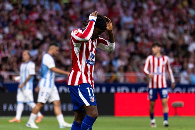 ESP: Atletico de Madrid v Malaga CF La Liga EA Sports Ademola Lookman of Atletico de Madrid during a Liga EA Sports match between Atletico de Madrid and Malaga CF at Estadio Riyadh Air Metropolitano on August 19, 2026 in Madrid, Spain. Madrid Madrid Spain Football *** ESP Atlético de Madrid vs. Málaga CF La Liga EA Sports Ademola Lookman of Atlético de Madrid during an EA Sports La Liga match between Atlético de Madrid and Málaga CF at Estadio Riyadh Air Metropolitano on August 19, 2026, in Madrid, Spain Madrid Madrid Spain Soccer Copyright: xAlejandroxMatiasx