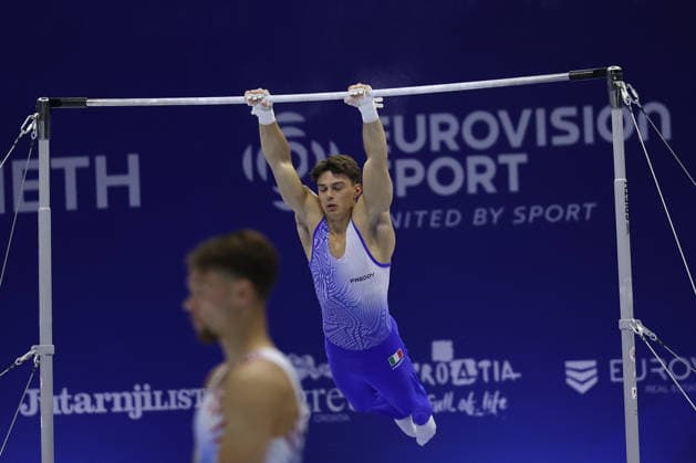 Zagreb, 19.08.2026. - 37TH EUROPEAN MEN™S ARTISTIC GYMNASTICS Men s Artistic Gymnastics Qualification SENIORS 614 FEDERICI Ares (ITA) 37th European Men™s Artistic Gymnastics  20AG2221.JPG