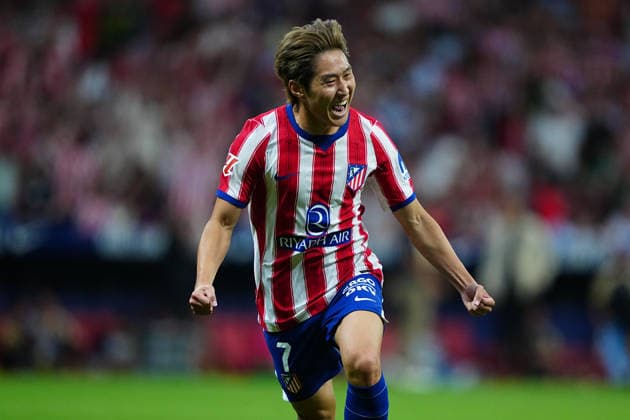 Atletico Madrid v Malaga CF - LaLiga EA Sports MD1 Lee Kang-In of Atletico Madrid celebrates his team s first goal during the LaLiga EA Sports match between Atletico Madrid and Malaga CF at Metropolitano Stadium on August 19, 2026 in Madrid, Spain. Madrid Metropolitano Stadium Madrid Spain Copyright: xGokhanxTanerx xPSxImagesxGokhanxTanerx