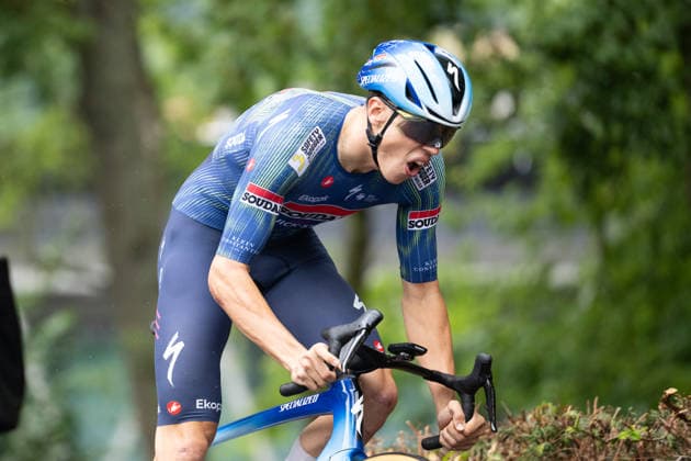 Lidl Deutschland Tour, Prolog, 19.08.2026 Paul Magnier (FRA, SOUDAL QUICK-STEP) Bad Orb Germany *** Lidl Germany Tour, Prolog, August 19, 2026 Paul Magnier (FRA), SOUDAL QUICK STEP, Bad Orb, Germany Copyright: xCarlaxHilgerx
