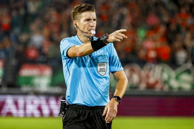 NIJMEGEN - Referee Francois Letexier during the UEFA Champions League Play-offs match between NEC Nijmegen and FK Bodo Glimt at the Goffertstadion on 19 August 2026 in Nijmegen, the Netherlands. WART BRINKERHOF ANP xVIxANPxSportx xMarcelxterxBalsxIVx 565836728 originalFilename: 565836728.jpg