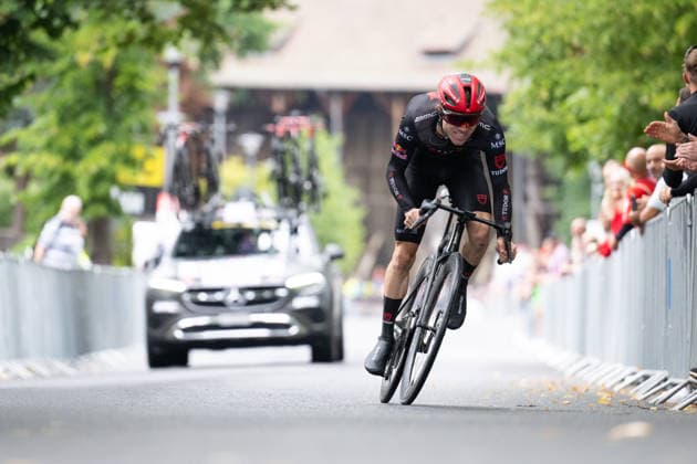 Lidl Deutschland Tour, Prolog, 19.08.2026 Marc Hirschi (SUI, TUDOR PRO CYCLING TEAM) Bad Orb Germany *** Lidl Germany Tour, Prolog, August 19, 2026 Marc Hirschi SUI, TUDOR PRO CYCLING TEAM Bad Orb, Germany Copyright: xCarlaxHilgerx