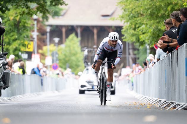 Lidl Deutschland Tour, Prolog, 19.08.2026 Antonio Morgado (POR, UAE TEAM EMIRATES - XRG) Bad Orb Germany *** Lidl Germany Tour, Prolog, August 19, 2026 Antonio Morgado POR, UAE Team Emirates XRG Bad Orb, Germany Copyright: xCarlaxHilgerx