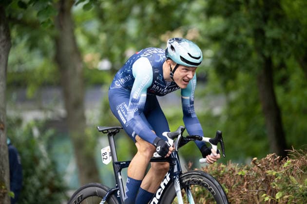 Lidl Deutschland Tour, Prolog, 19.08.2026 Nikias Arndt (GER, BAHRAIN - VICTORIOUS) Bad Orb Germany *** Lidl Germany Tour, Prologue, August 19, 2026 Nikias Arndt (GER, BAHRAIN) VICTORIOUS in Bad Orb, Germany Copyright: xCarlaxHilgerx