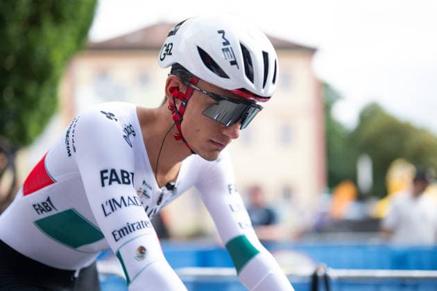 Lidl Deutschland Tour, Prolog, 19.08.2026 Isaac del Toro (MEX, UAE TEAM EMIRATES - XRG) Bad Orb Germany *** Lidl Germany Tour, Prolog, August 19, 2026 Isaac del Toro (MEX), UAE Team Emirates, XRG, Bad Orb, Germany Copyright: xCarlaxHilgerx