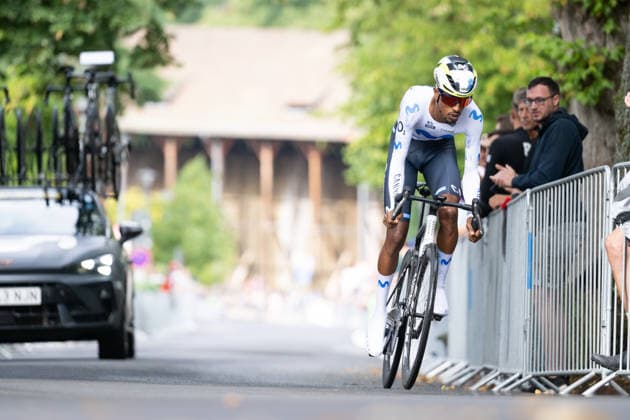 Lidl Deutschland Tour, Prolog, 19.08.2026 Natnael Tesfatsion (ERI, MOVISTAR TEAM) Bad Orb Germany *** Lidl Germany Tour, Prologue, August 19, 2026 Natnael Tesfatsion ERI, MOVISTAR TEAM Bad Orb, Germany Copyright: xCarlaxHilgerx