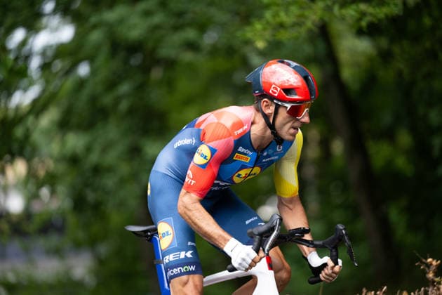 Lidl Deutschland Tour, Prolog, 19.08.2026 Carlos Verona (ESP, LIDL - TREK) Bad Orb Germany *** Lidl Germany Tour, Prolog, August 19, 2026 Carlos Verona (ESP), LIDL TREK Bad Orb, Germany Copyright: xCarlaxHilgerx