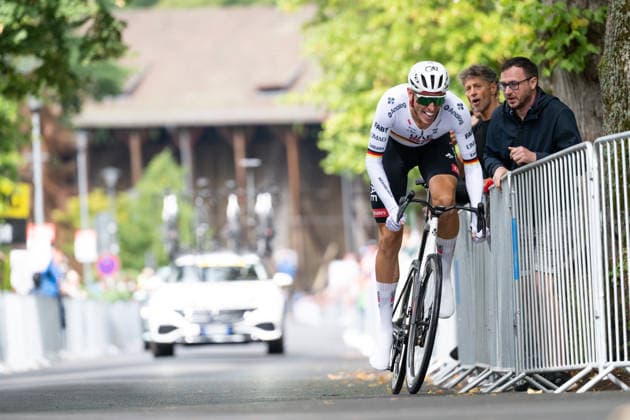 Lidl Deutschland Tour, Prolog, 19.08.2026 Nils Politt (GER, UAE TEAM EMIRATES - XRG) Bad Orb Germany *** Lidl Germany Tour, Prologue, August 19, 2026 Nils Politt GER, UAE TEAM EMIRATES XRG Bad Orb, Germany Copyright: xCarlaxHilgerx