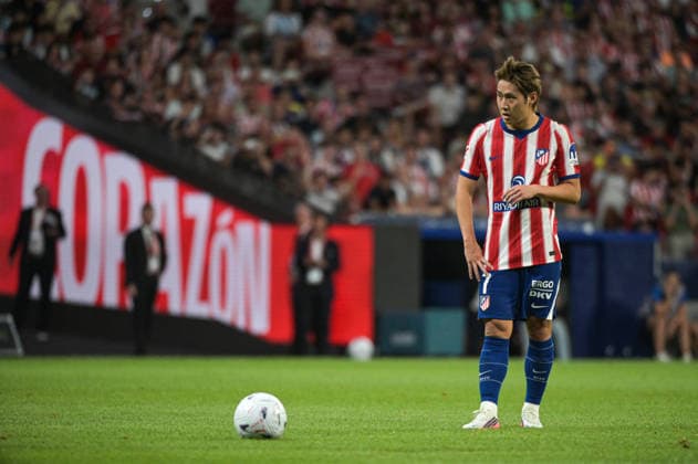 ESP: Atletico de Madrid vs Malaga CF - La Liga EA Sports MADRID, SPAIN - AUGUST 19: Kang-in Lee of Atletico de Madrid during the match between AtlÃ tico de Madrid and Malaga CF of La Liga EA Sports on August 19, 2026 at Riyadh Air Metropolitano Stadium in Madrid, Spain. (Photo by Samuel Carreno) Madrid Madrid Madrid Spain Copyright: xSamuelxCarrenox samcargad_190826_141-98