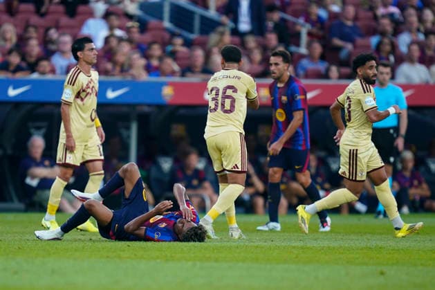 ESP: FC Barcelona, Barca - Al Ahly FC. Joan Gamper Trophy. Lamine Yamal of FC Barcelona during the Joan Gamper Trophy match between FC Barcelona and Al Ahly FC played at Spotify Camp Nou Stadium on 19 Aug 2026 in Barcelona, Spain. kpng Copyright: xSergioxRuizx xPRESSINPHOTOx PS_2627_BAR_AHL_062