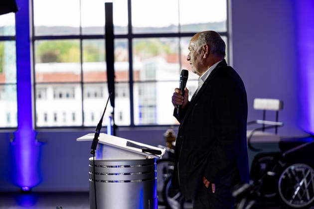 19.08.2026, GER, Handball, Maenner, Saison 26 27, ThSV Eisenach, Sponsorenabend Guenter Osswald 250 Gäste aus Politik Ehrenamt sowie die Vertreter der Sponsoren waren in dem Museum der Automobile Welt Eisenach AWE zum Saisonstart Sponsorenabend des ThSV Eisenach geladen. 99817 Eisenach Automobile Welt Eisenach AWE Thueringen Deutschland *** August 19, 2026, GER, Handball, Men, Season 26–27, ThSV Eisenach, Sponsor Night with Günter Osswald: 250 guests from politics, the volunteer sector, and sponsor representatives were invited to the Automobile Welt Eisenach (AWE) museum for ThSV Eisenach’s sponsor night to kick off the season. 99817 Eisenach, Automobile Welt Eisenach (AWE), Thuringia, Germany