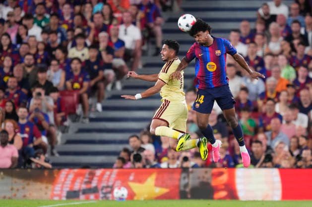 FC Barcelona, Barca v Al Ahly SC - Joan Gamper Trophy Karim Adeyemi right winger of Barcelona and Germany during the Joan Gamper Trophy between FC Barcelona and Al Ahly SC at Spotify Camp Nou on August 19, 2026 in Barcelona, Spain. Barcelona Spain  Copyright: xJosexBretonx originalFilename:bretonhernandez-fcbarcel260819_npS0v.jpg