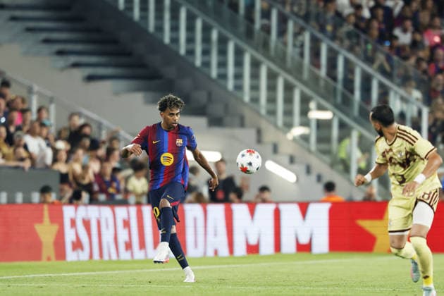 Lamine Yamal (Barcelona), AUGUST 19, 2026 - Football Soccer : Spanish Joan Gamper Cup match between FC Barcelona, Barca 2-1 Al Ahly SC at Spotify Camp Nou in Barcelona, Spain. Noxthirdxpartyxsales  aflo_341585421 DaisukexNakashimax