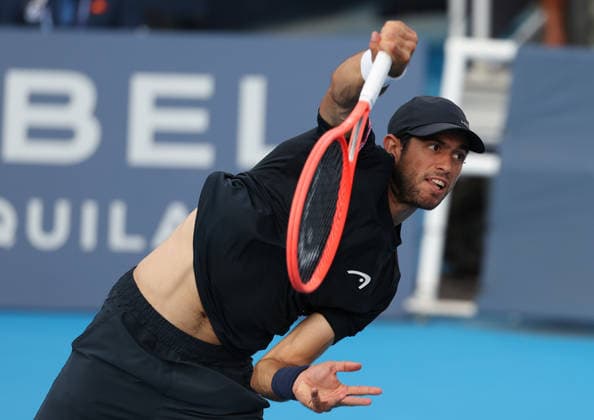 August 19, 2026, Mason, Ohio, USA: NUNO BORGES of Portugal during the match against B. Nakashima of USA in the fourth round of tennis tournament ATP, Tennis Herren 1000 Cincinnati Open in Mason, USA. Nakashima won 3:6, 7:6 (7-5), 3:6. Mason USA - ZUMAc278 20260819_zsp_c278_031 Copyright: xMarcinxCholewinskix