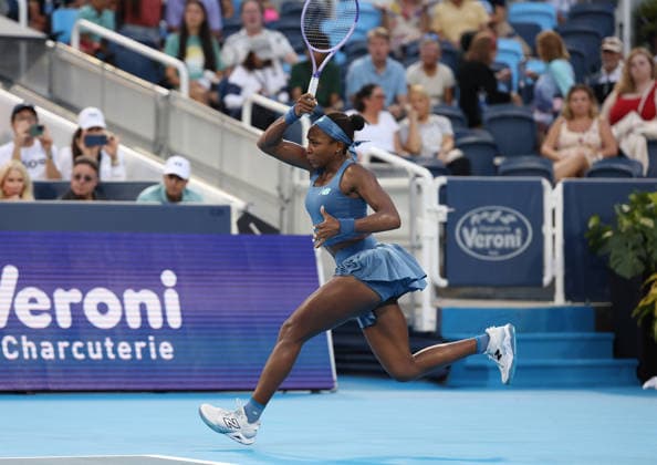 August 19, 2026, Mason, Ohio, USA: COCO GAUFF of USA during the match against M. Bouzkova of Czech Republic in the fourth round of tennis tournament WTA, Tennis Damen 1000 Cincinnati Open in Mason, USA. Gauff won 6:3, 6:2. Mason USA - ZUMAc278 20260819_zsp_c278_046 Copyright: xMarcinxCholewinskix