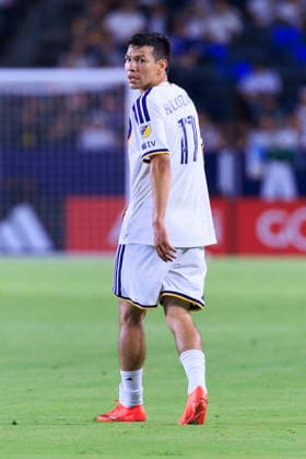 August 19, 2026, Carson, California, USA: Hirving Lozano 11 of the LA Galaxy during their regular season MLS, Fussball Herren, USA game against the San Jose Earthquakes on Wednesday August 19, 2026 at the Dignity Health Sports Park Stadium in Carson, California. ARIANA RUIZ PI Carson USA - ZUMAp124 20260819_zaa_p124_003 Copyright: xArianaxRuizx