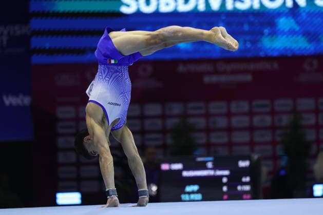 Zagreb, 19.08.2026. - 37TH EUROPEAN MEN™S ARTISTIC GYMNASTICS Men s Artistic Gymnastics Qualification SENIORS 612 ABBADINI Yumin (ITA) 37th European Men™s Artistic Gymnastics  20AG3449.JPG