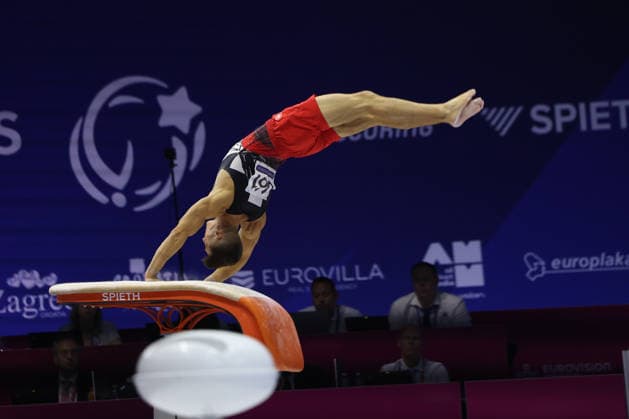 Zagreb, 19.08.2026. - 37TH EUROPEAN MEN™S ARTISTIC GYMNASTICS Men s Artistic Gymnastics Qualification SENIORS 661 LANGENEGGER Florian (SUI) 37th European Men™s Artistic Gymnastics  20AG4116.JPG