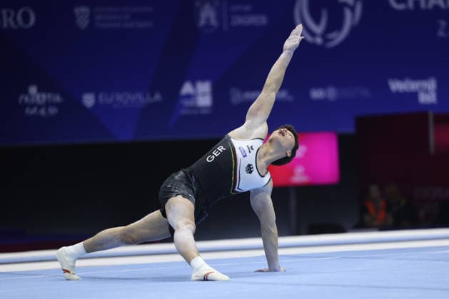 Zagreb, 19.08.2026. - 37TH EUROPEAN MEN™S ARTISTIC GYMNASTICS Men s Artistic Gymnastics Qualification SENIORS 581 STELMAKH Radomyr (GER) 37th European Men™s Artistic Gymnastics  20AG4626.JPG