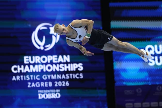 Zagreb, 19.08.2026. - 37TH EUROPEAN MEN™S ARTISTIC GYMNASTICS Men s Artistic Gymnastics Qualification SENIORS 577 KOCHAN Lucas (GER) 37th European Men™s Artistic Gymnastics  20AG5056.JPG