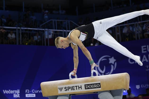 Zagreb, 19.08.2026. - 37TH EUROPEAN MEN™S ARTISTIC GYMNASTICS Men s Artistic Gymnastics Qualification SENIORS 577 KOCHAN Lucas (GER) 37th European Men™s Artistic Gymnastics  20AG6627.JPG