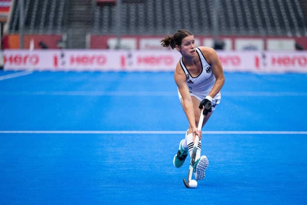 19.08.2026, BEL, Hockey, Frauen, FIH Weltmeisterschaft, Länderspiel, USA vs Deutschland Linnea Weidemann ( Deutschland, 07 ) am Ball, Wavre Belfius Arena Wallonisch-Brabant Belgien *** August 19, 2026, BEL, Hockey, Women s, FIH World Championship, International Match, USA vs. Germany, Linnea Weidemann (Germany), 7 a.m., Wavre Belfius Arena, Walloon Brabant, Belgium Copyright: xNordphoto Memmlerx