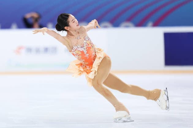 XI AN, CHINA - AUGUST 20: Jin Shuxian of China competes in the women s short program during the 2026 ISU Junior Grand Prix of Figure skating, Eiskunstlauf Xi an on August 20, 2026 in Xi an, Shaanxi Province of China.  Copyright: xVCGx 111661044350