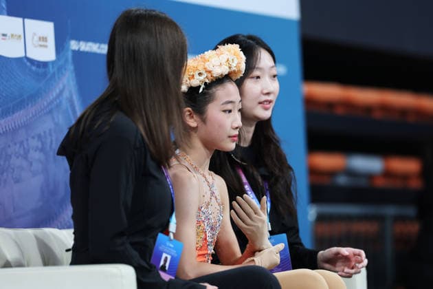 XI AN, CHINA - AUGUST 20: Jin Shuxian of China competes in the women s short program during the 2026 ISU Junior Grand Prix of Figure skating, Eiskunstlauf Xi an on August 20, 2026 in Xi an, Shaanxi Province of China.  Copyright: xVCGx 111661044354