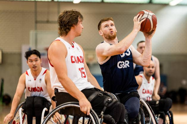 Wheelchair basketball, Nations Cup in Cologne, Canada v Great Britain