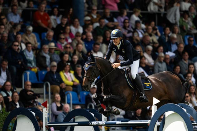 260820 Henrik von Eckermann of Sweden with horse Minute Man compete in the team and individual jumping qualifier round two during day 10 of the 2026 FEI World Championshipson August 20, 2026 in Aachen. Photo: Emma Wallskog BILDBYRAN kod EW EW0692 ridsport equestrian rid-vm 2026 2026 fei world championships bbeng ridsport-vm hoppning jumping sverige *** August 20, 2026: Henrik von Eckermann of Sweden, riding Minute Man, competes in the second round of the team and individual show jumping qualifiers on Day 10 of the 2026 FEI World Championships, 2026 in Aachen. Photo by Emma Wallskog, BILDBYRAN, code EW EW0692. equestrian sports, 2026 World Championships, 2026 FEI World Championships, BBENG, equestrian sports, World Championships, show jumping, Sweden  Copyright: EMMAxWALLSKOG BB260820EW045