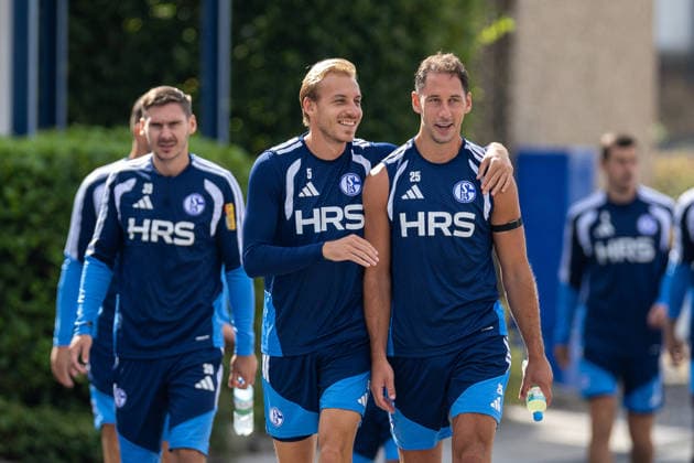 Football, Bundesliga, FC Schalke 04, Training