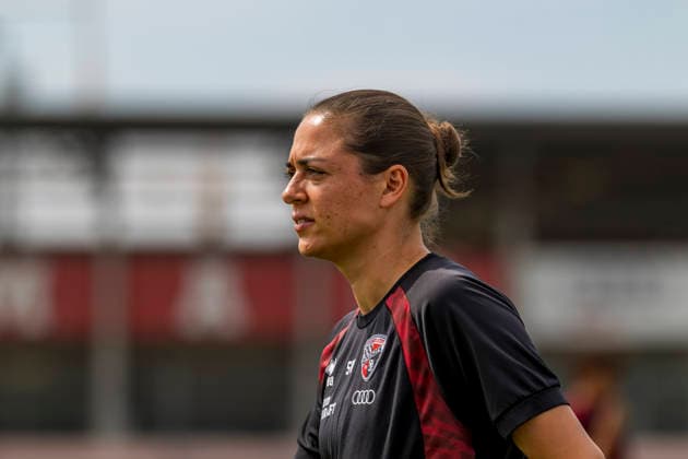 Ingolstadt, Deutschland 20. August 2026: Testspiel - 2026 2027 - FC Ingolstadt 04 gegen BSG Chemie Leipzig Im Bild: Trainerin Sabrina Wittmann (FCI) Audi Sportpark Bayern *** Ingolstadt, Germany, August 20, 2026; Friendly Match 2026–2027: FC Ingolstadt 04 vs. BSG Chemie Leipzig; Pictured: Coach Sabrina Wittmann; FCI Audi Sportpark Bayern Copyright: xFotostandx xSchäferx
