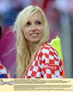 Football, EURO 2012, Fans from Croatia and Spain