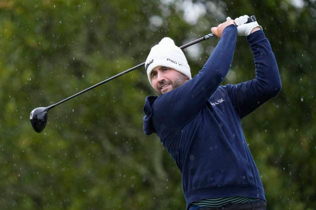 BALMEDIE, SCOTLAND - AUG 20: Nicolai Von Dellingshausen (GER) plays from the tenth tee during Round 1 at the 2026 Nexo Championship at the Trump International Golf Links, Balmedie on August 20, 2026 in Aberdeenshire, Scotland The 2026 Nexo Championship