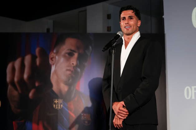 August 20, 2026, Barcelona, Barcelona, SPAIN: Joao Cancelo at his presentation after signing his new contract as a new FC Barcelona, Barca player at the Commercial Office on 20 August 2026 in Barcelona, Spain. Barcelona SPAIN - ZUMAa181 20260820_zaa_a181_044 Copyright: xJavierxBorregox
