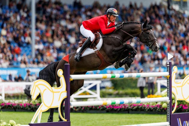 AACHEN - FEI World Championships 2026, AACHEN - FEI World Championships 2026 DEUSSER Daniel (GER), Otello de Guldenboom Kiss and Cry FEI Jumping World Championship, WM, Weltmeisterschaft Second Competition Team Final & Second Individual Qualifier Mercedes-Benz Prize Aachen, Reitstadion Soers 20. August 2026 - *** AACHEN FEI World Championships 2026, AACHEN FEI World Championships 2026 DEUSSER Daniel GER, Otello de Guldenboom Kiss and Cry FEI Jumping World Championship Second Competition Team Final Second Individual Qualifier Mercedes-Benz Prize Aachen, Reitstadion Soers, August 20, 2026