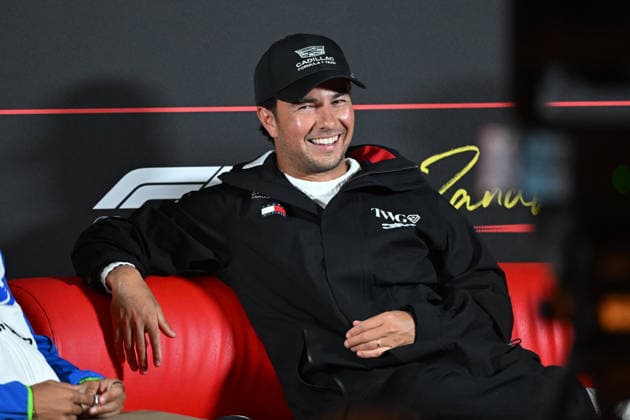 August 20, 2026, Zandvoort, North Holland, Netherlands: SERGIO PEREZ (MEX) of Cadillac F1 Team 11 at the FIA press conference, PK, Pressekonferenz in the media center on Media Day of the Formula 1 Dutch Grand Prix. Zandvoort Netherlands - ZUMAb177 20260820_aap_b177_035 Copyright: xTaidghxBarronx