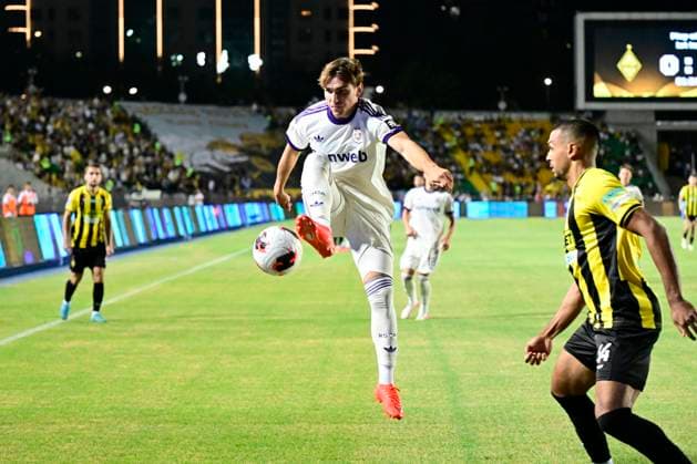 Kairat Almaty v RSC Anderlecht - UEFA Europa League ALMATY, KAZACHSTAN - AUGUST 20 : Cvetkovic Mihajlo forward of RSC Anderlecht during the UEFA Europa League 2026 27 play-off round first leg between Kairat Almaty and RSC Anderlecht on August 20, 2026 in Almaty, Kazachstan, 20 08 2026 Almaty Kazachstan  Copyright: xJanxDexMeuleneirx