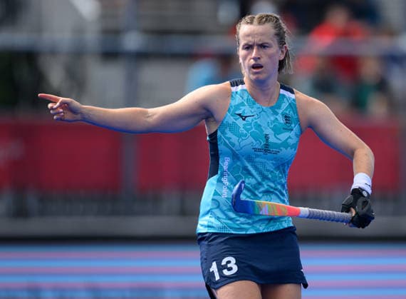 Hockey World Cup Day Six Ellie Rayer of England during the match against India in the 2026 FIH Hockey World Cup at Wagener Stadium, Amstelveen 20 08 2026 UK Newspapers OUT Copyright: xGraemexWilcocksonx FIL-23805-0030