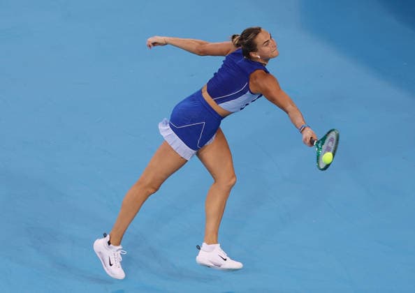 August 20, 2026, Mason, Ohio, USA: ARYNA SABALENKA during the match against X. Wang of China in the third round of tennis tournament WTA, Tennis Damen 1000 Cincinnati Open in Mason, USA. Sabalenka 6:1, 6:3. Mason USA - ZUMAc278 20260820_zsp_c278_002 Copyright: xMarcinxCholewinskix