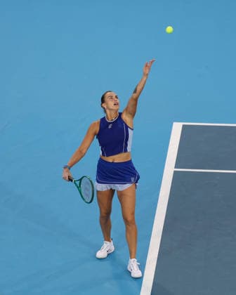 August 20, 2026, Mason, Ohio, USA: ARYNA SABALENKA during the match against X. Wang of China in the third round of tennis tournament WTA, Tennis Damen 1000 Cincinnati Open in Mason, USA. Sabalenka 6:1, 6:3. Mason USA - ZUMAc278 20260820_zsp_c278_004 Copyright: xMarcinxCholewinskix