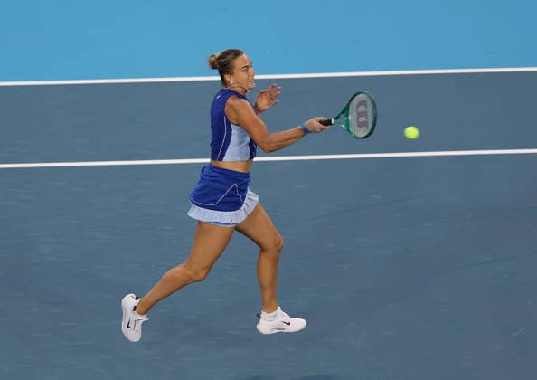 August 20, 2026, Mason, Ohio, USA: ARYNA SABALENKA during the match against X. Wang of China in the third round of tennis tournament WTA, Tennis Damen 1000 Cincinnati Open in Mason, USA. Sabalenka 6:1, 6:3. Mason USA - ZUMAc278 20260820_zsp_c278_005 Copyright: xMarcinxCholewinskix